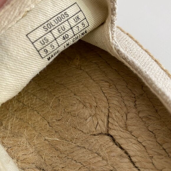 Soludos French Bulldog Espadrilles 9.5 - Picture 7 of 7